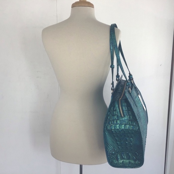 Brahmin Tia Peacock Melbourne Tote with registration card and dust bag N… - Picture 4 of 16